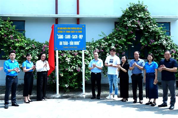 Ra mắt mô hình “Sáng - Xanh - Sạch - Đẹp - An toàn - Văn minh” tại Công ty TNHH G-Star