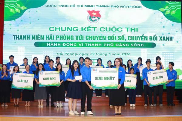 Sôi nổi Vòng chung kết Cuộc thi "Thanh niên Hải Phòng với chuyển đổi số, chuyển đổi xanh"