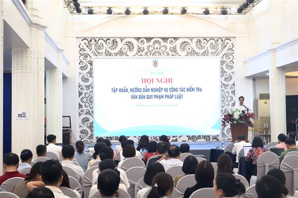 Tập huấn, hướng dẫn nghiệp vụ công tác kiểm tra văn bản quy phạm pháp luật