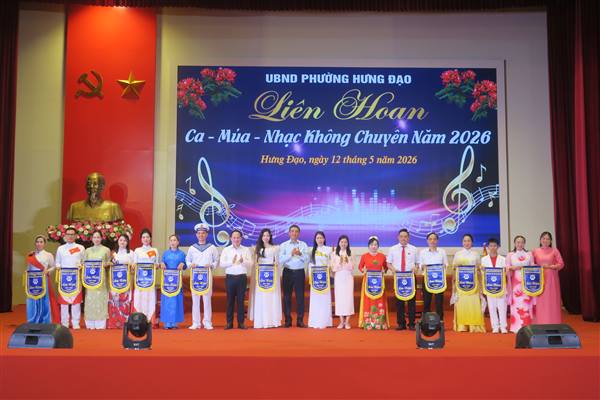 Liên hoan Ca - Múa - Nhạc không chuyên phường Hưng Đạo chào mừng kỷ niệm các Ngày lễ lớn trong tháng 5 và Lễ hội Hoa Phượng Đỏ - Hải Phòng 2026