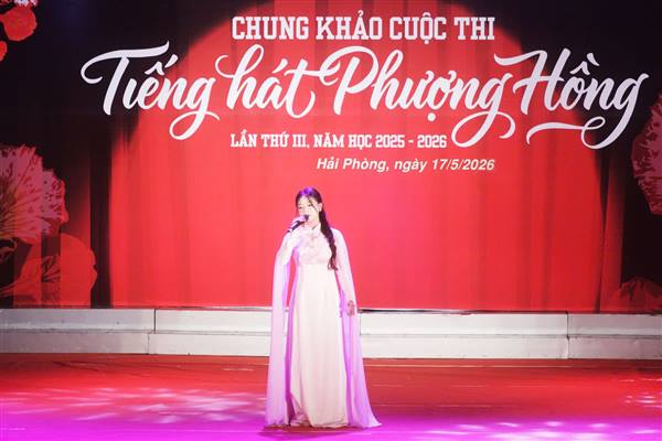 60 thí sinh tham gia Vòng chung khảo Cuộc thi “Tiếng hát Phượng Hồng” lần thứ III, năm học 2025 - 2026