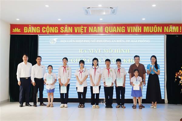 Hội Liên hiệp Phụ nữ phường An Biên ra mắt mô hình “Giúp con vượt khó” hỗ trợ cho trẻ em có hoàn cảnh khó khăn