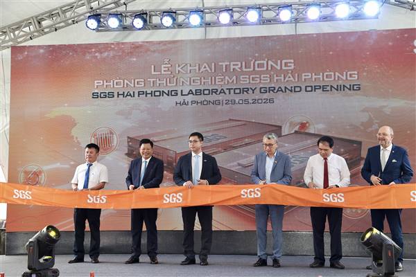 Khai trương Phòng thử nghiệm SGS Hải Phòng tại Khu công nghiệp Nam Cầu Kiền