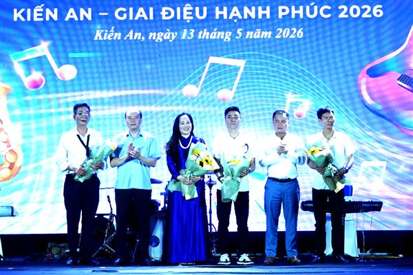 Đêm giao lưu các Ban nhạc “Kiến An - Giai điệu Hạnh phúc 2026”: Bùng cháy đam mê - Kết nối âm sắc