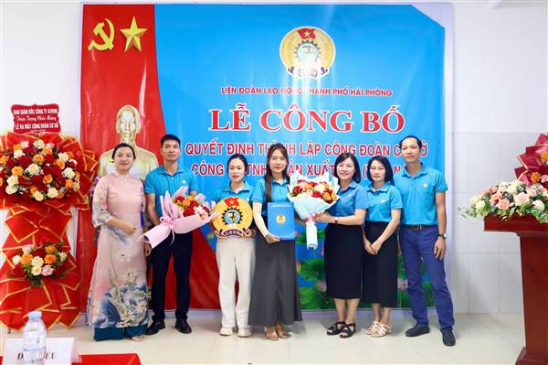 Liên đoàn Lao động thành phố phát triển tổ chức công đoàn tại doanh nghiệp 100% vốn đầu tư nước ngoài 