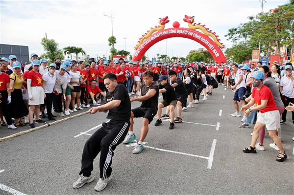 Sôi nổi Hội thao Công nhân viên chức lao động liên phường Hưng Đạo - Dương Kinh