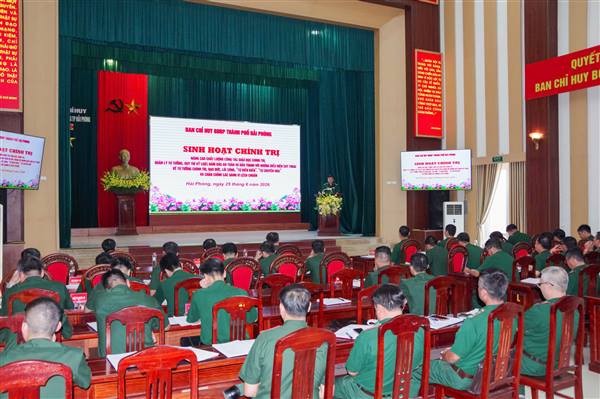 Bộ đội Biên phòng Hải Phòng đẩy mạnh công tác chỉnh huấn toàn diện, xây dựng lực lượng vững mạnh 