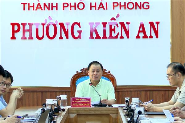 Phường Kiến An tập trung đẩy nhanh giải ngân vốn đầu tư công và tiến độ giải phóng mặt bằng các dự án trọng điểm
