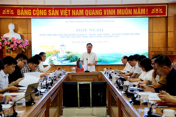 Phường Kiến An: Nâng cao hiệu quả công tác tham mưu, phấn đấu hoàn thành các mục tiêu phát triển kinh tế - xã hội năm 2026