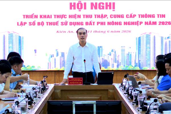 Phường Kiến An triển khai thực hiện thu thập, cung cấp thông tin lập sổ bộ thuế sử dụng đất phi nông nghiệp năm 2026