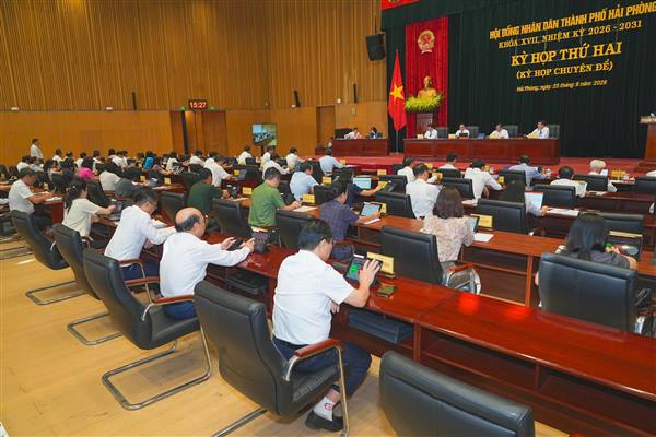 Kỳ họp thứ hai HĐND thành phố khóa XVII thông qua 13 dự thảo Nghị quyết