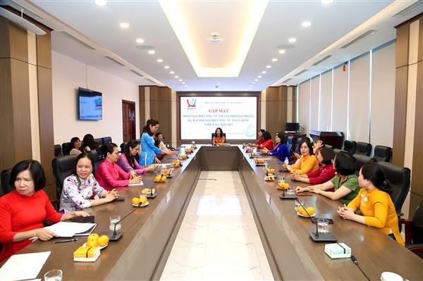 Gặp mặt Đoàn đại biểu thành phố Hải Phòng dự Đại hội đại biểu Phụ nữ toàn quốc lần thứ XIV