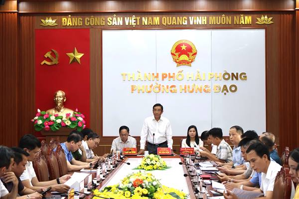 Đảng ủy phường Hưng Đạo đạt nhiều kết quả tích cực trong 6 tháng đầu năm 2026