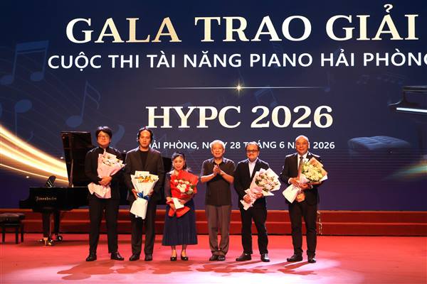 Gala Trao giải Cuộc thi tài năng Piano Hải Phòng 2026