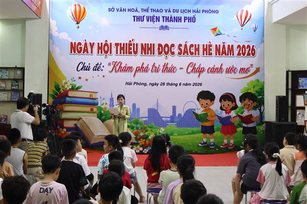Ngày hội thiếu nhi đọc sách hè năm 2026: Khơi dậy niềm đam mê đọc sách, trang bị kỹ năng sống cho trẻ em