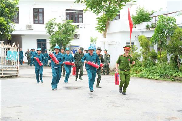 Phường Hải Dương tổ chức thành công diễn tập phòng thủ dân sự năm 2026