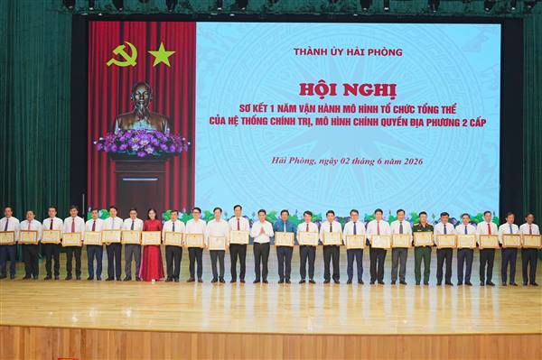 Ban Thường vụ Thành ủy sơ kết 01 năm vận hành mô hình tổ chức tổng thể của hệ thống chính trị, mô hình chính quyền địa phương 02 cấp