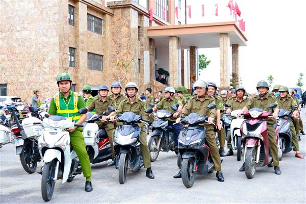 Xã An Lão triển khai đợt cao điểm bảo đảm trật tự đô thị và an toàn giao thông
