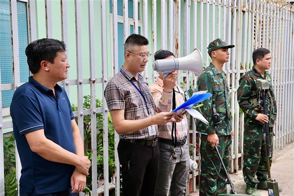 Phường Gia Viên cưỡng chế giải phóng mặt bằng bảo đảm tiến độ Dự án chung cư cũ Đồng Quốc Bình