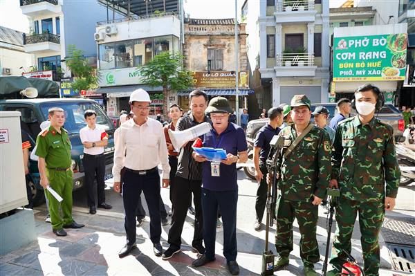 Phường Gia Viên triển khai cưỡng chế thu hồi mặt bằng tài sản công tại số 106 Lê Lợi