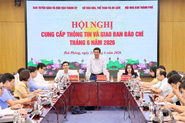 Hội nghị giao ban báo chí tháng 6 năm 2026: Tăng cường tuyên truyền về định hướng phát triển không gian mới của thành phố