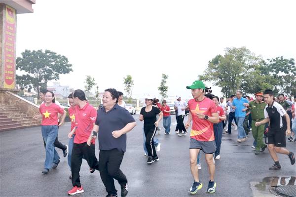 Xã An Lão hưởng ứng Giải chạy “Chung một quyết tâm xây dựng xã, phường, đặc khu không ma túy”