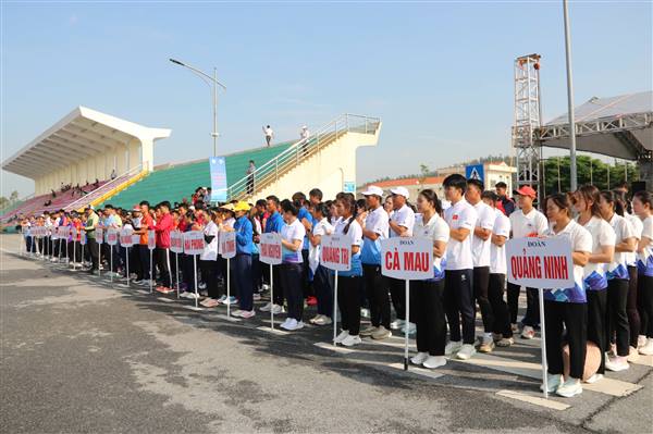 Khai mạc Giải Đua thuyền Rowing U19, U23 và Canoeing Vô địch trẻ U21 và U23 quốc gia năm 2026