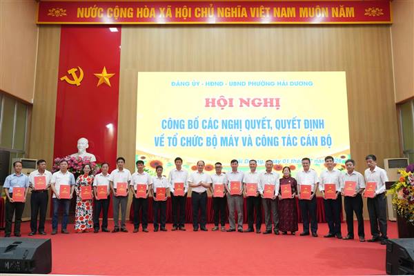 Phường Hải Dương giảm 19 Tổ dân phố sau sắp xếp