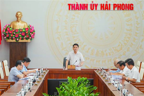 Thường trực Thành ủy cho ý kiến về một số Đề án, Nghị quyết quan trọng phục vụ phát triển thành phố
