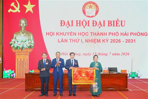 Đại hội đại biểu Hội Khuyến học thành phố Hải Phòng lần thứ I, nhiệm kỳ 2026 - 2031: Hướng tới xây dựng thành phố học tập toàn cầu