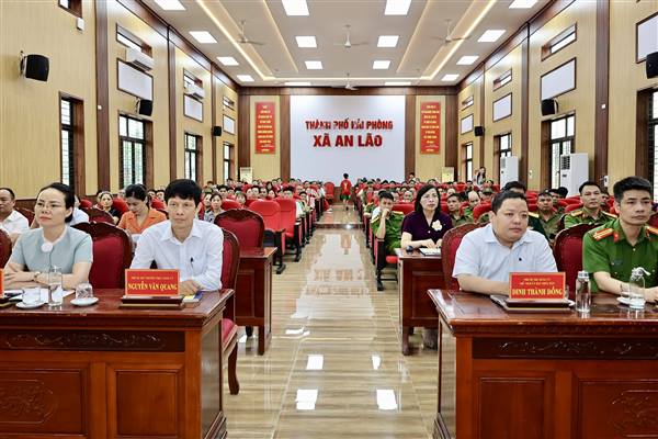 Ra mắt mô hình “Xã An Lão không ma túy”, quyết tâm xây dựng địa bàn an toàn, văn minh
