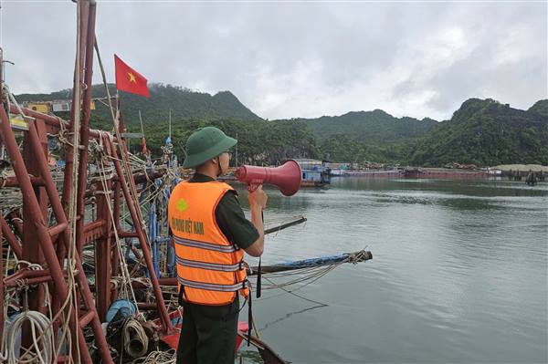 Bộ đội Biên phòng Hải Phòng kiểm đếm hơn 1.600 phương tiện, chủ động ứng phó Bão số 1 (Maysak)