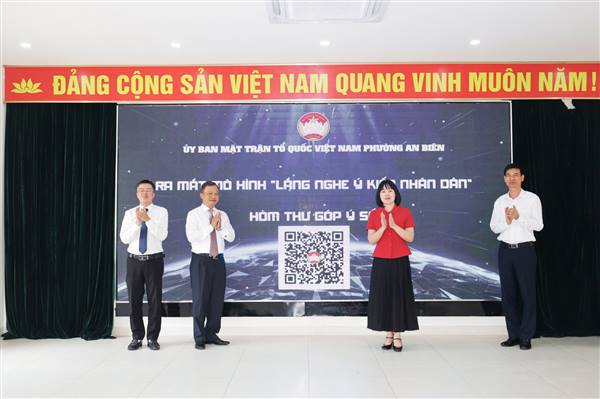 Phường An Biên kiện toàn, thành lập Ban công tác Mặt trận các Tổ dân phố và ra mắt mô hình “Lắng nghe ý kiến Nhân dân” 