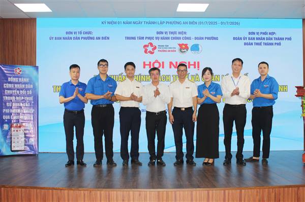 Phường An Biên tập huấn chính sách thuế, hướng dẫn thực hiện dịch vụ công trực tuyến đối với hộ, cá nhân kinh doanh