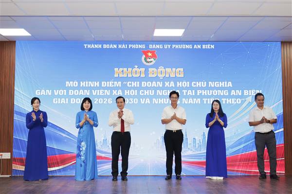 Phường An Biên triển khai mô hình “Chi đoàn Xã hội chủ nghĩa gắn với đoàn viên xã hội chủ nghĩa, giai đoạn 2026 - 2030 và những năm tiếp theo”