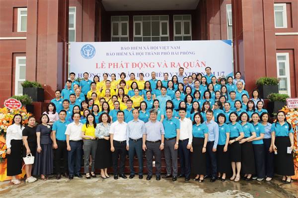 Bảo hiểm xã hội thành phố Hải Phòng phát động và ra quân hưởng ứng Ngày Bảo hiểm y tế Việt Nam (01/7)