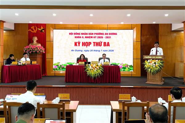 HĐND phường An Dương quyết định số lượng người hoạt động không chuyên trách ở Tổ dân phố và bầu bổ sung Ủy viên UBND phường
