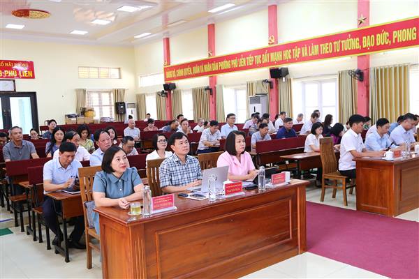 Phường Phù Liễn xác định chuyển đổi số là nhiệm vụ trọng tâm, xuyên suốt trong chỉ đạo, điều hành