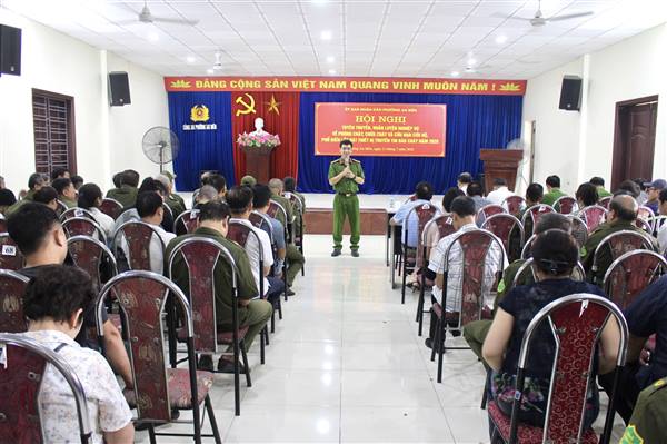Phường An Biên tuyên truyền, huấn luyện nghiệp vụ về PCCC và CNCH; phổ biến về thiết bị truyền tin báo cháy