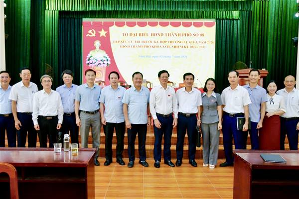 Tổ đại biểu HĐND thành phố số 8 tiếp xúc cử tri khu vực Vĩnh Bảo trước Kỳ họp thường lệ giữa năm 2026