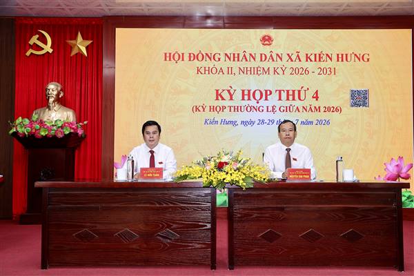 HĐND xã Kiến Hưng tổ chức Kỳ họp thường lệ giữa năm 2026