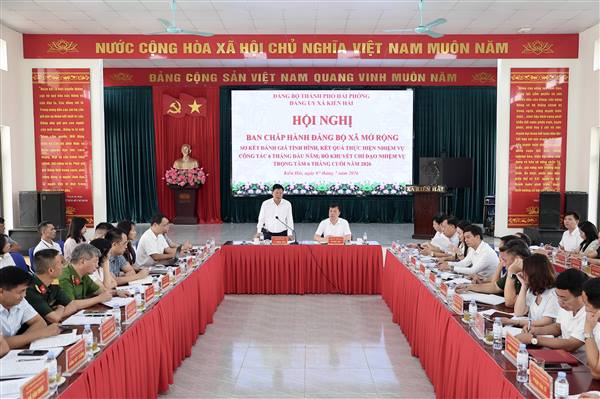 Đảng bộ xã Kiến Hải tập trung thực hiện hiệu quả nhiệm vụ 6 tháng cuối năm, đẩy nhanh giải phóng mặt bằng các dự án trọng điểm