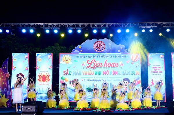 Hơn 30 phường, xã tham gia Liên hoan "Sắc màu thiếu nhi" mở rộng tại phường Lê Thanh Nghị