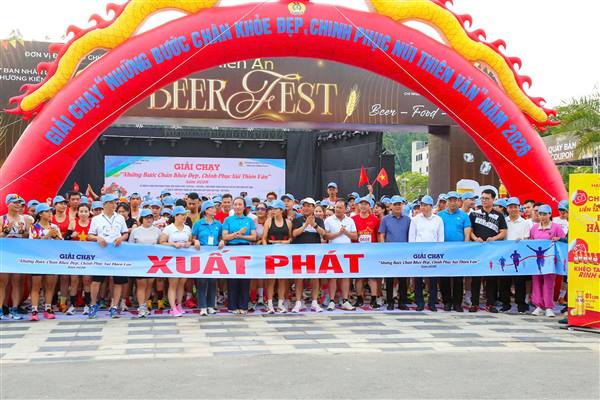 Hơn 2.000 vận động viên tham gia Giải chạy “Những bước chân khỏe đẹp, chinh phục Núi Thiên Văn” năm 2026