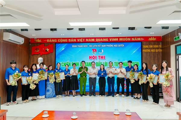 Sôi nổi Hội thi “Chiến binh áo xanh - đẩy lùi ma túy” năm 2026 Phường Ngô Quyền