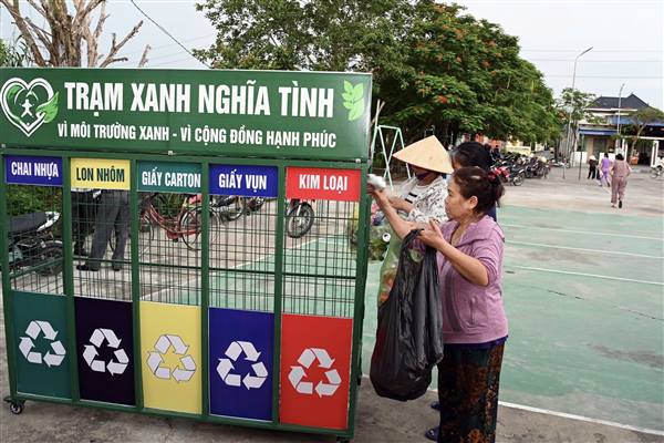Ra mắt mô hình điểm "Trạm Xanh Nghĩa Tình" tại Phường Lê Ích Mộc