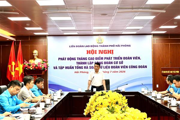Phát động Tháng cao điểm phát triển đoàn viên, thành lập công đoàn cơ sở