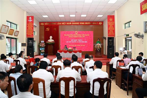 HĐND phường Thiên Hương quyết nghị bứt phá các mục tiêu kinh tế - xã hội 6 tháng cuối năm 2026