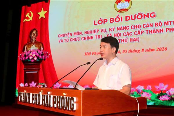 Hơn 600 cán bộ Mặt trận các cấp thành phố tham gia tập huấn chuyên môn, nghiệp vụ