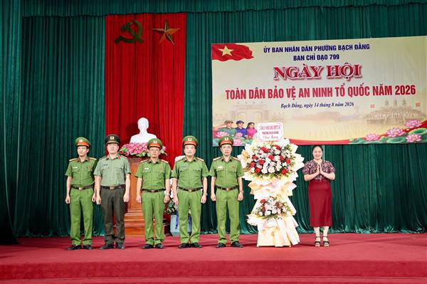 Phường Bạch Đằng sôi nổi tổ chức “Ngày hội toàn dân bảo vệ an ninh Tổ quốc” năm 2026